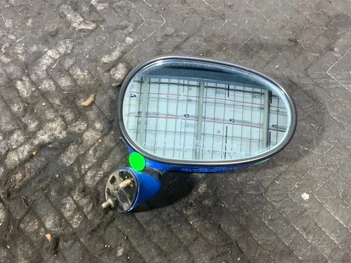 1990-1997 Mazda Miata MX5 Oem Blue Passenger Side Manual View Mirror NA *READ*