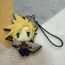 Final Fantasy Cloud Rubber Strap  Unused Collectible