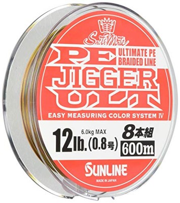SUNLINE PE Line Saltimate Jigger ULT 600 m No. 0.8 12 lbs