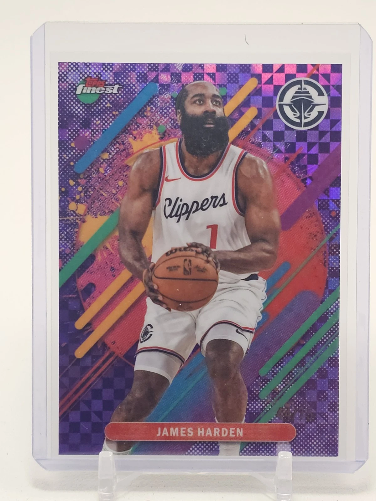 2025-26 Finest James Harden #278 Purple X-Fractor