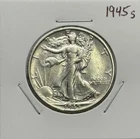 1945 S Walking Liberty Half Dollar, 90% Silver, Very Nice, Low Mintage! 🔥