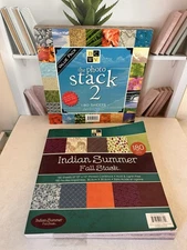 Scrapbooking Big Stacks Sheet Pads - 12 x 12 Scrapbook Paper - LOT of 2