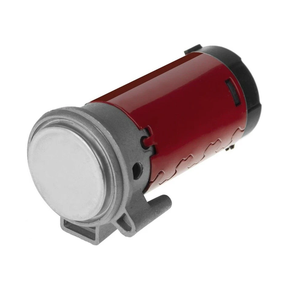 TIVENDIS 12V Fanfare 1-Klang Druckluft Horn Ersatzteil Hupe Chrom Kompressor Lufthorn PKW