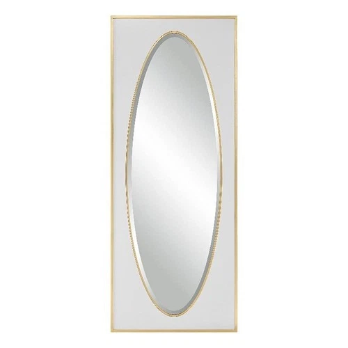 Uttermost Danbury Transitional Iron Metal Mirror in Gold/White - Picture 4 of 8