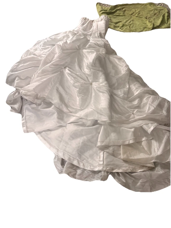 Vestido de novia Maggie Sotttero alta costura talla 8 tren largo estrás corsé bullicio Foto 3 de 4