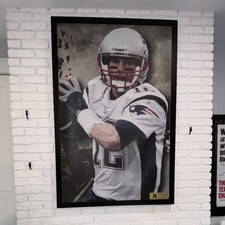 Tom Brady Patriots Autographed Photo TRISTAR 50th Anniversary Season