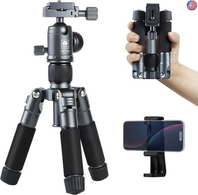 SIRUI Compact Mini Desktop Tripod, 20'' Aluminum Portable Small Tabletop Tripod