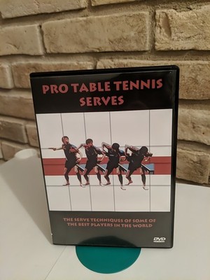 Rare Pro Table Tennis Serves DVD Serve Techniques Ping Pong 140 Serves