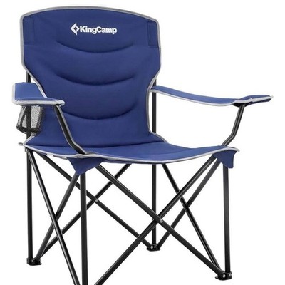 KingCamp XL Campingstühle für Erwachsene, 62 cm breiter Sitz, robuster