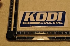 H.E.B. KODI COOLERS sticker/ DECAL,  new never used see pics