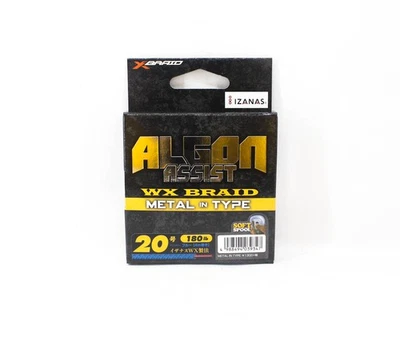 YGK Algon Assist WX Braid Metal Type Wire Core 4m Size 20,180lb Blue (9347) - Photo 1/4