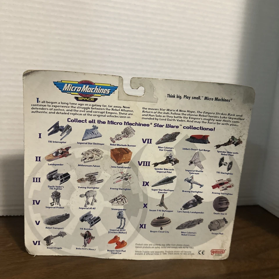 Star Wars V11 Collection Galoob Micro Machines Series 65860 rastreador de areia selado - Imagem 3 de 3