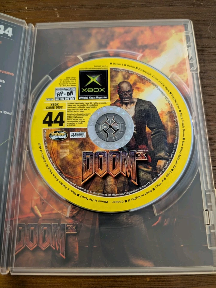 Lot 4 Original Xbox Demo Discs In Cases, Clean, Lego, Star Wars, Doom, DAH, TES - Image 2 of 4