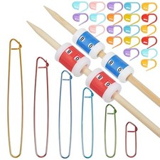 Syhood Accessoires d'Outils de Tricot Basiques, 4 Compteurs de Rang de Taille...