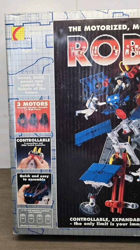 Vintage 1994 Robotix 3000 - Motorized Modular Building System #98300 Incomplete - Image 2 of 4