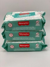 Fisher-Price Smart Care Fragrance-Free Baby Wipes, Three 72-ct. Packs 216 Wipes