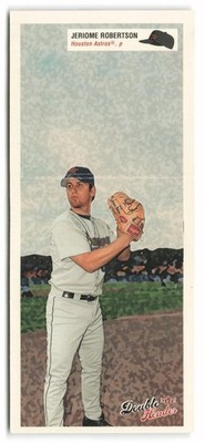 2003 Fleer Double Header #281 / 282 Brad Lidge / Jeriome Robertson Astros