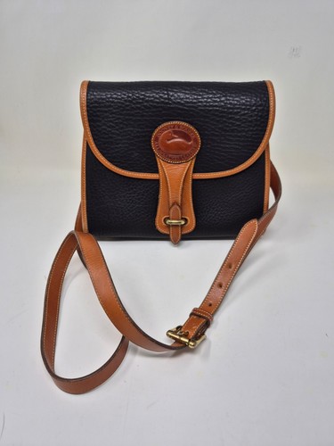 Vintage Dooney & Bourke Essex Women's All Weather Leather Blue Crossbody Bag - Image 1