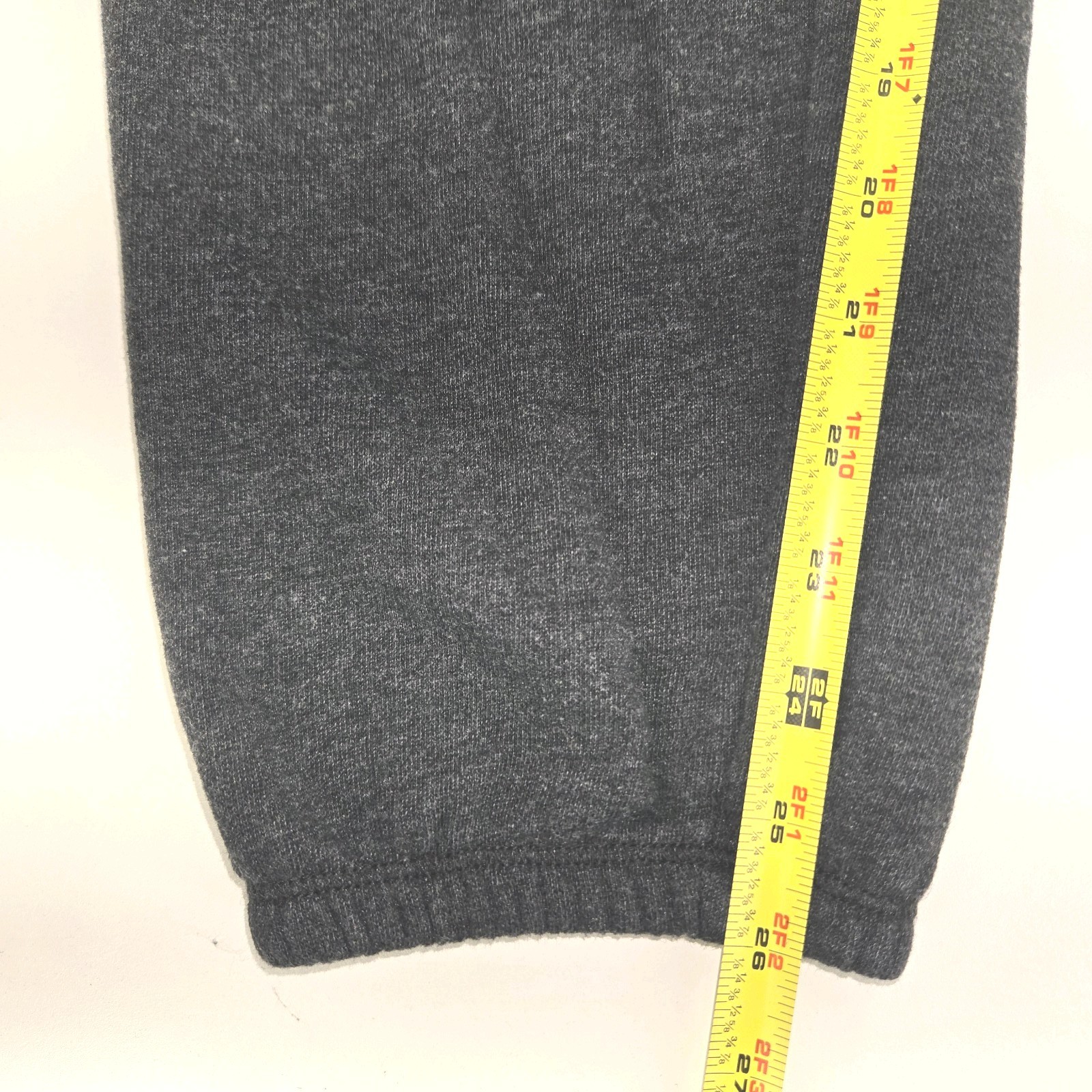 Calvin Klein Unisex Gray Heather Jogger Sweatpants Size L Cotton Blend Logo image 9