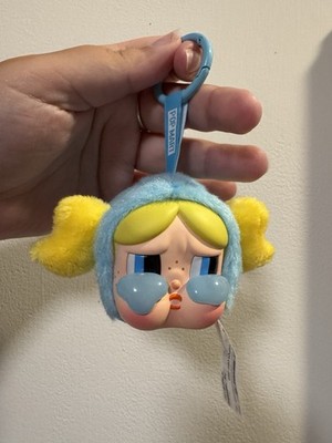 Official Pop Mart Powerpuff Girls Vinyl Plush Keychain Bubbles