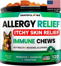Dog Allergy Relief Chews - Itch - 120 Chews, Immune
