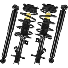 Set 4 Front Struts + Rear Shock Absorbers For 2007 2008-2012 Nissan Sentra Sedan