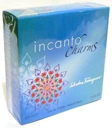 VINTAGE SALVATORE FERRAGAMO INCANTO CHARMS 3.4oz 100ml EDT SPRAY NIB OLD STOCK