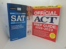 Official SAT Study Guide 2020 Edition & ACT Prep 2022-2023(NO Online Access)