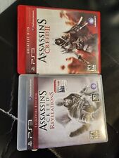 LOT OF 2 ASSASSIN'S CREED REVELATION+ ASSASSIN'S CREED II PS3 ( PlayStation 3)