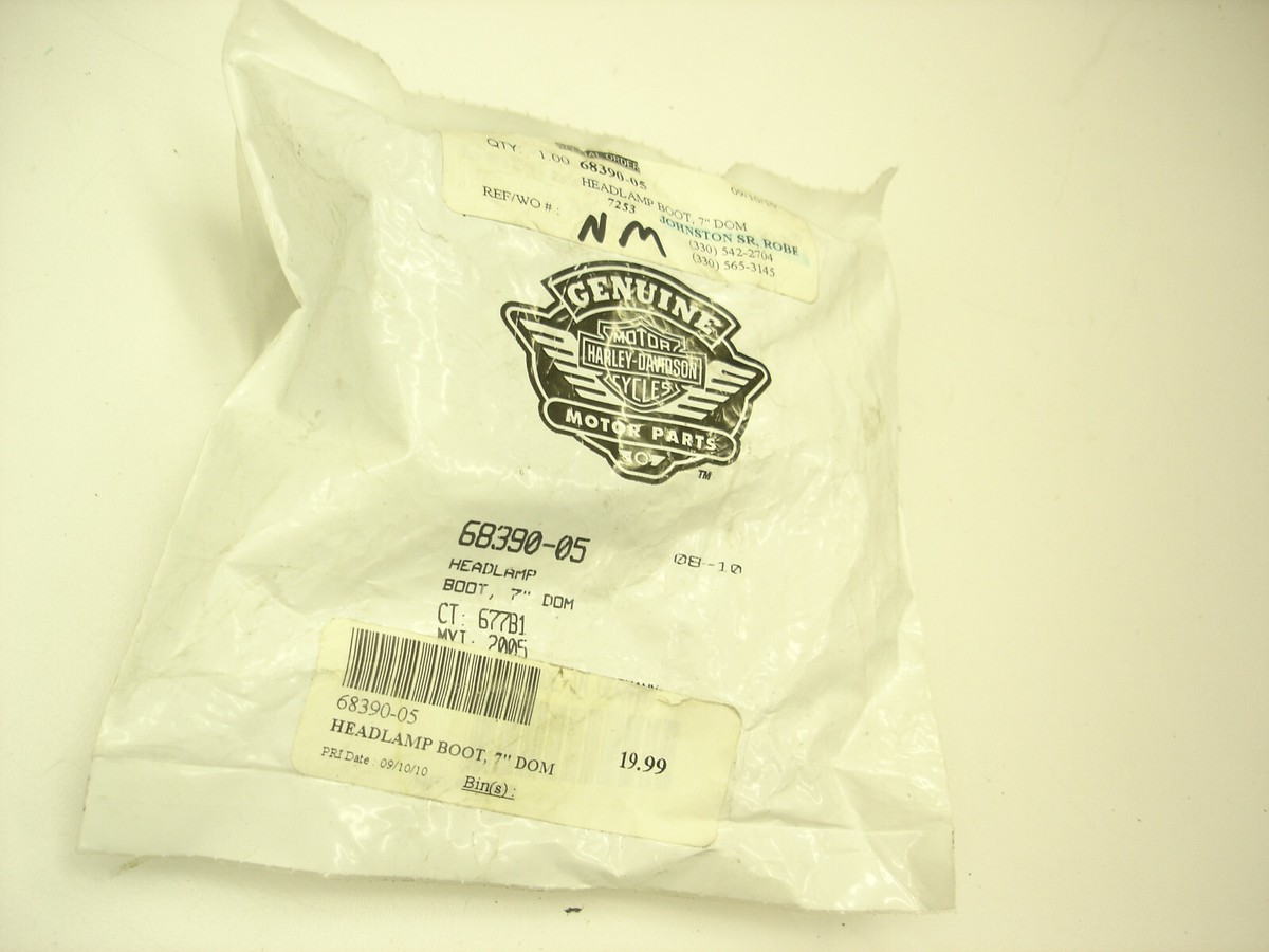 Harley Davidson OME Touring Dyna Softail Headlamp Boot 7