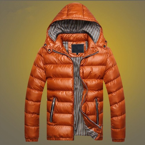 Mens Jacket Windproof Quilted Padded Puffer Hoody Waterproof Coat Winter Warmer - Picture 12 of 18