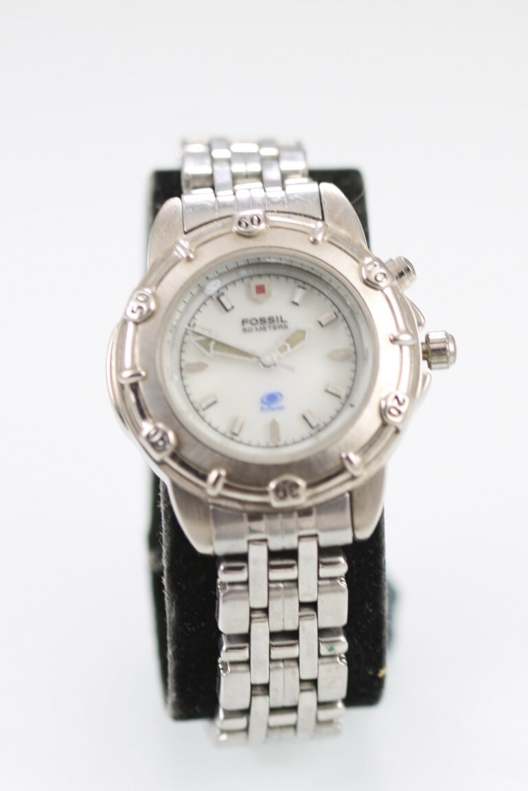 Fossil Blue Women Watch Silver Stainless Steel Light 50m  display picture 1