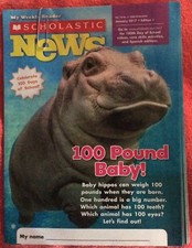21 LOT CLASS SET SCHOLASTIC READER JANUARY 2017 HIPPOS 100 POUND BABY GRADE 1