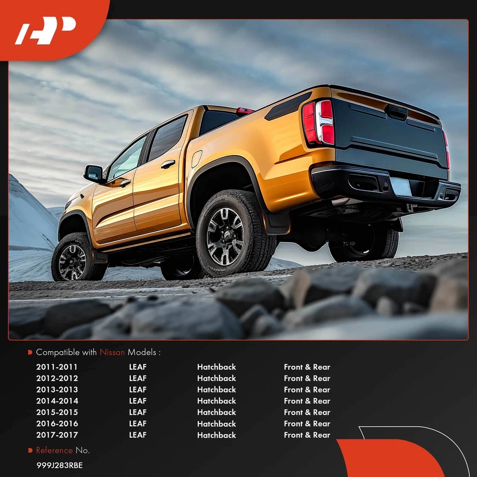 A-Premium 4 piezas protectores contra salpicaduras delanteros y traseros guardabarros para Nissan LEAF 2011-2017 Foto 2 de 4