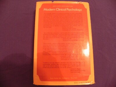 Modern Clinical Psychology - Principles of Intervention By