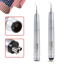 USA Dental Ultrasonic Air Perio Scaler Handpiece Hygienist 2 & 4-Holes 3 Tips CE