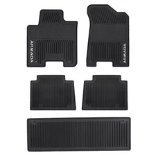 NEW OEM 2017-2020 NISSAN ARMADA ALL WEATHER SEASON BLACK RUBBER FLOOR MATS SET