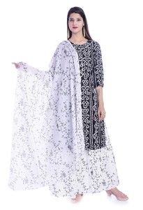 bandhej print kurti