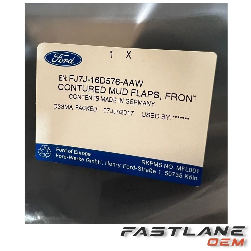 Kit de protección contra salpicaduras Lincoln MKC 2015-2019 nuevo fabricante de equipos originales FJ7Z-16A550-AB Foto 3 de 4