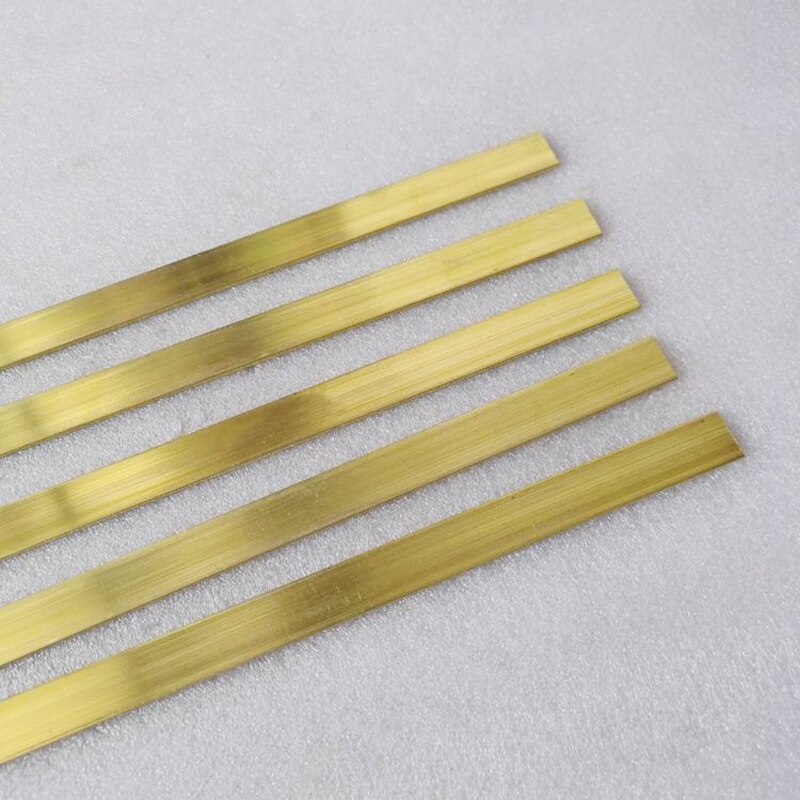 1Pc L500mm H59 Brass Flat Bar Plate Strip Thick2mm 3mm 4mm Solid Metal