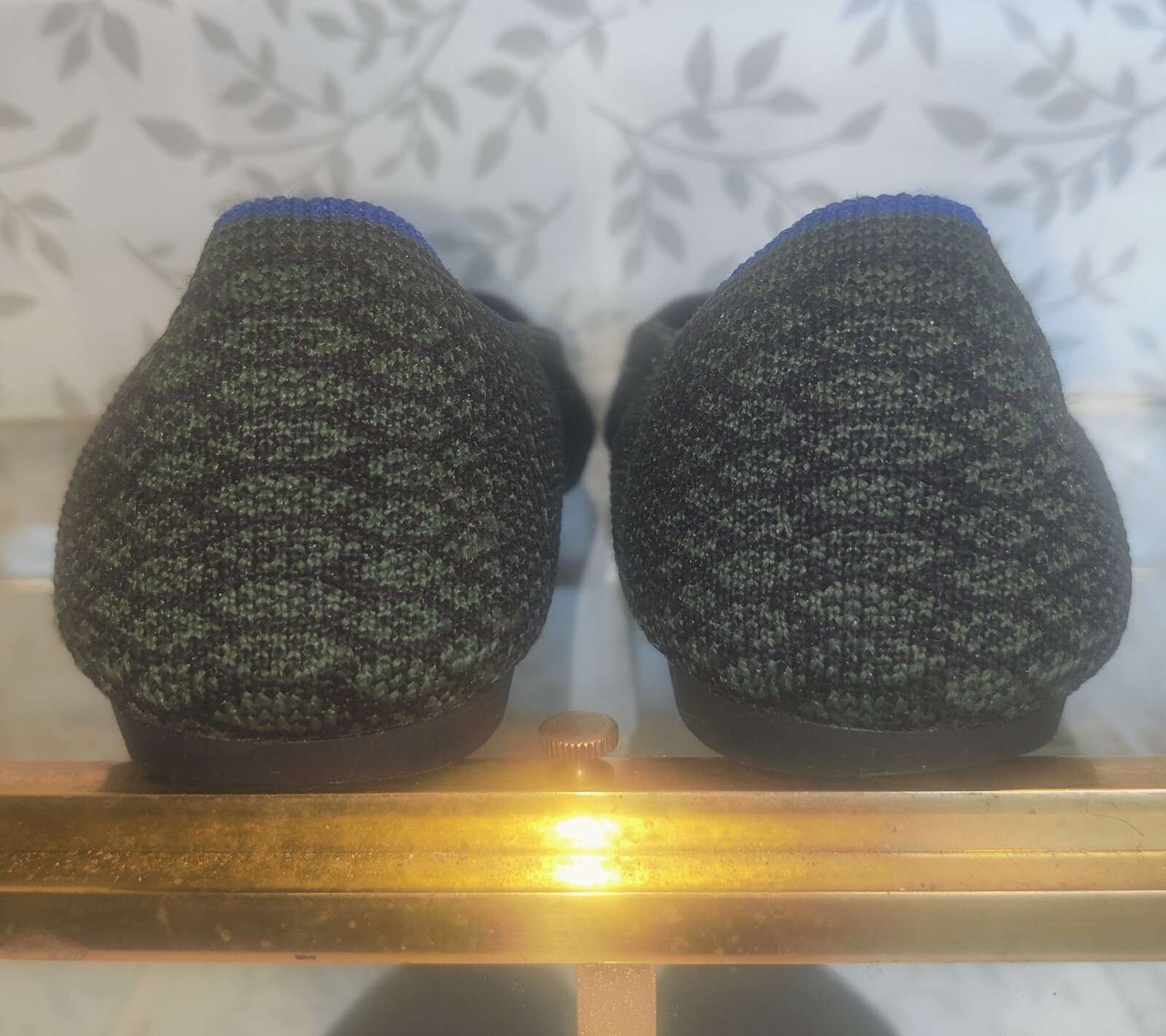 Rothys The Point Rare Lapis Python Green Flats Wo… - image 7