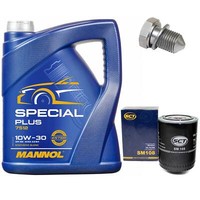 MotoröL Set 10W-30 5 Liter + ÖLablassschraube FüR Audi A4 VW Passat 1.8 1.9 TDI