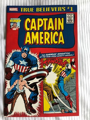 True Believers Captain America Comics 1, Tales of Suspense 63,1. App, Kirby-Kunst