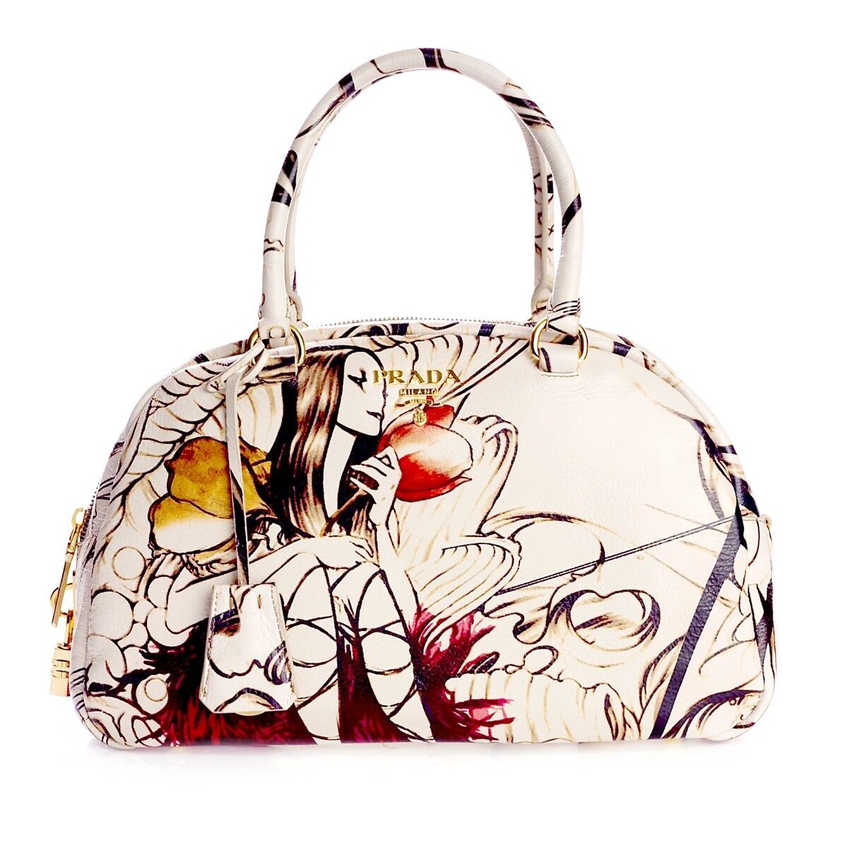 NEW Authentic Prada Fairy Bag *VERY RARE* Limited Edition James Jean Art  Design