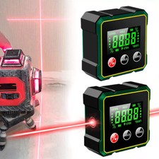 Digital Angle Finder with Electronic Laser - 4-side Strong Magnetic Angle Gauge~