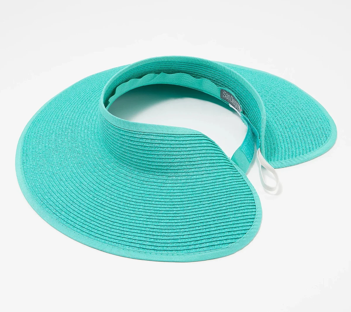 San Diego Hat Co Floppy Sun Hat Ultrabraid Extra Wide Brim Teal Blue SPF50 NEW San Diego Hat Co Sun Hat Black Ultrabraid Extra Wide Brim  main image 4
