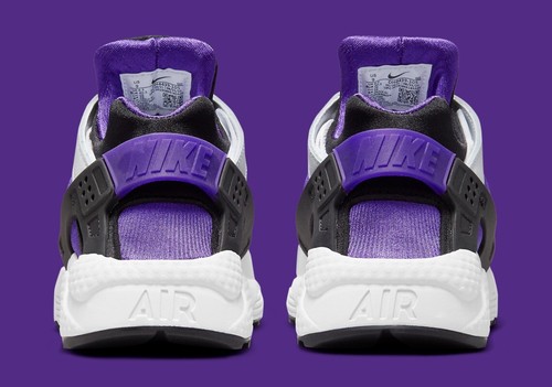Nike Air Huarache White Purple Casual Shoes Sneakers Womens Size US 8.5 New ✅ - Picture 4 of 14