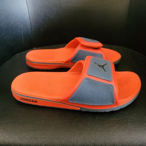 Jordan Hydro Slides Mens Size 9 Orange Slippers | eBay