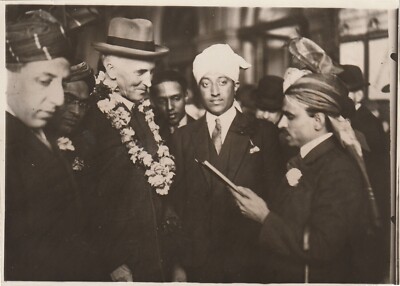 Presse Foto Simon-Kommission John Simon Chaman Lall Indien London Kolonie 20er