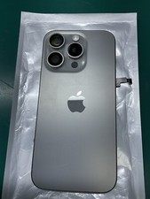 Back Housing Original For iPhone 15 Pro Grey American Version 5g E SIM Only